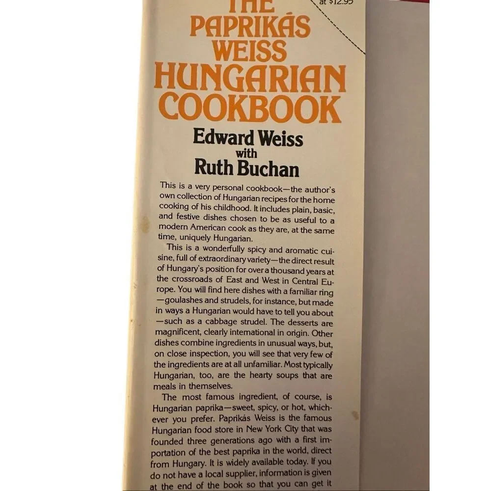 The Paprikas Weiss Hungarian cookbook
